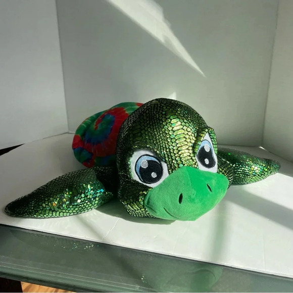 Caravan Soft Toys Tie Dye  Shell Turtle 22” - Picture 2 of 13